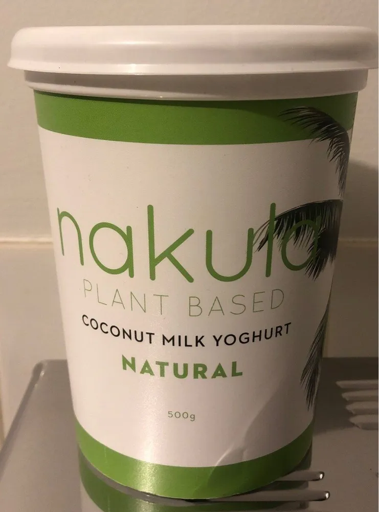 Coconut milk yogurt natural