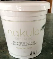 Natural coconut milk yogurt