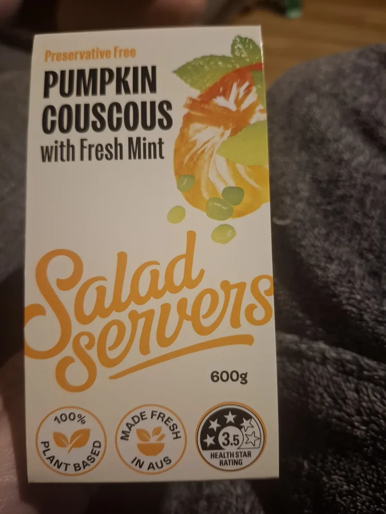 Pumpkin Couscous With Fresh Mint