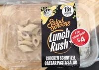 Chicken Schnitzel Caesar Pasta Salad