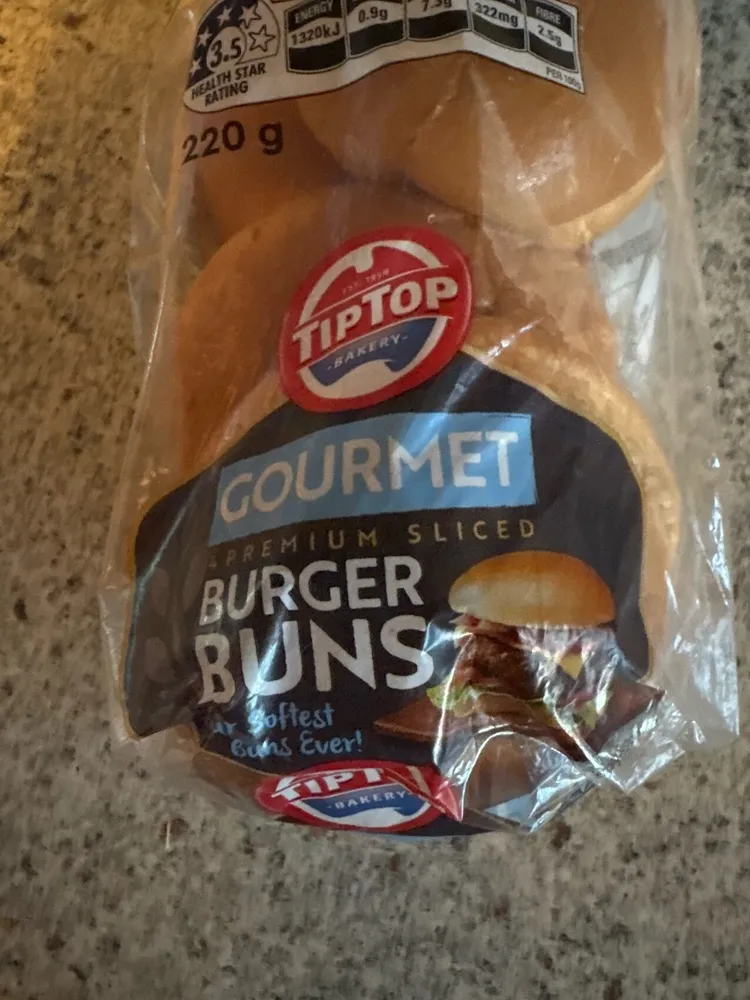 Gourmet burger buns
