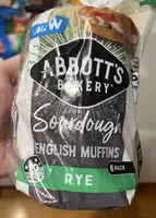 Sourdough English Muffins Rye