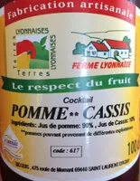 Cocktail pomme cassis