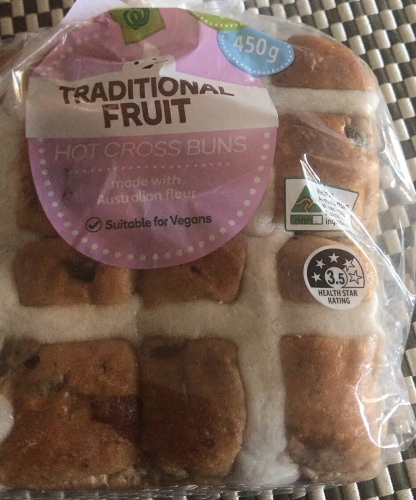 Traditional Fruit Hot Cross Buns