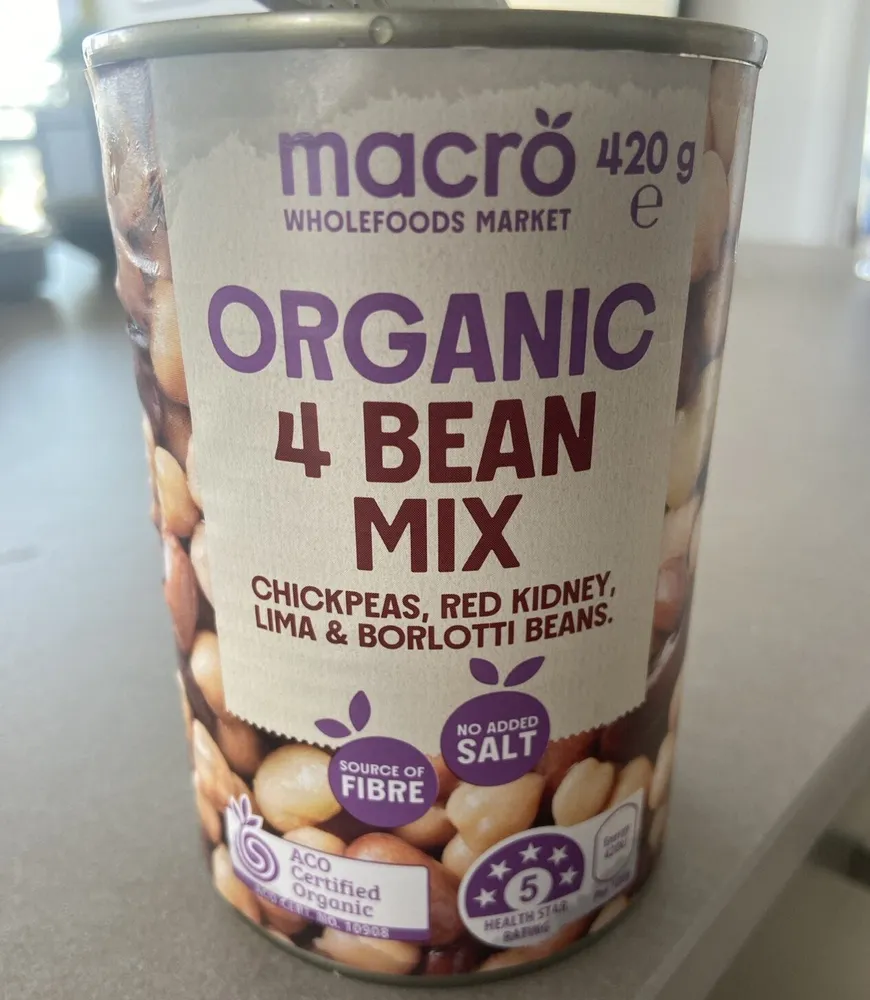 Organic 4 bean mix