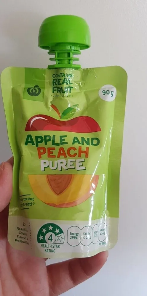 Apple and Peach Puree