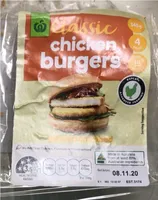 Classic chicken burger