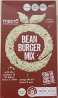 Bean burger mix