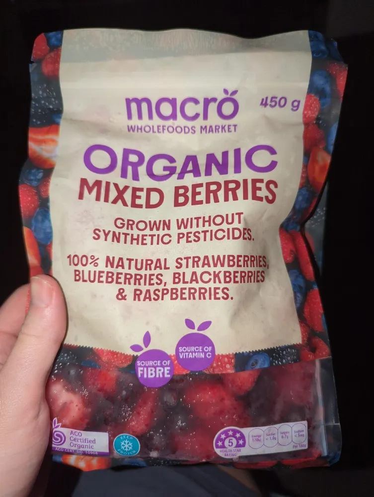 Organic Mixed Berries