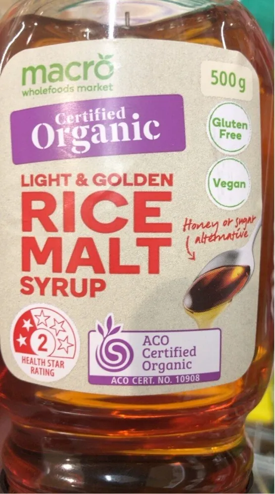 ORGANIC RICE MALT SYRUP