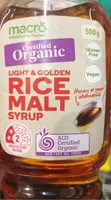 ORGANIC RICE MALT SYRUP