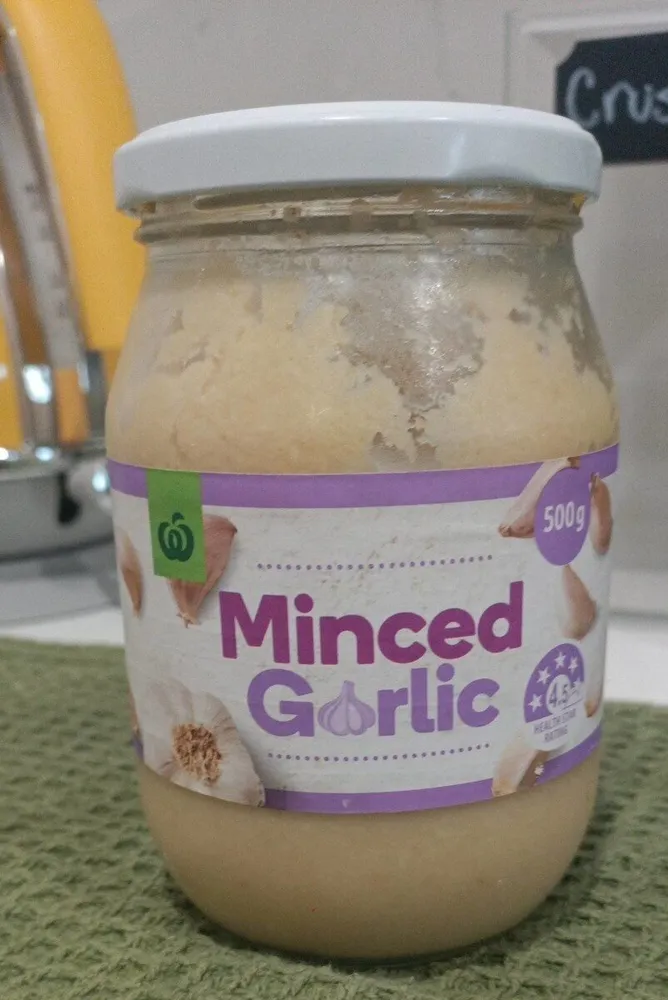 Minced garlic