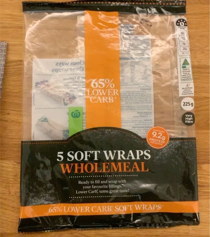 Soft Wholemeal Wraps