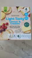 Light tasty cheese & crackers