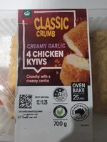 Classic Crumb Creamy Garlic Kyivs