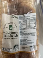 Woolworths Bakery Wholemeal Samdwich