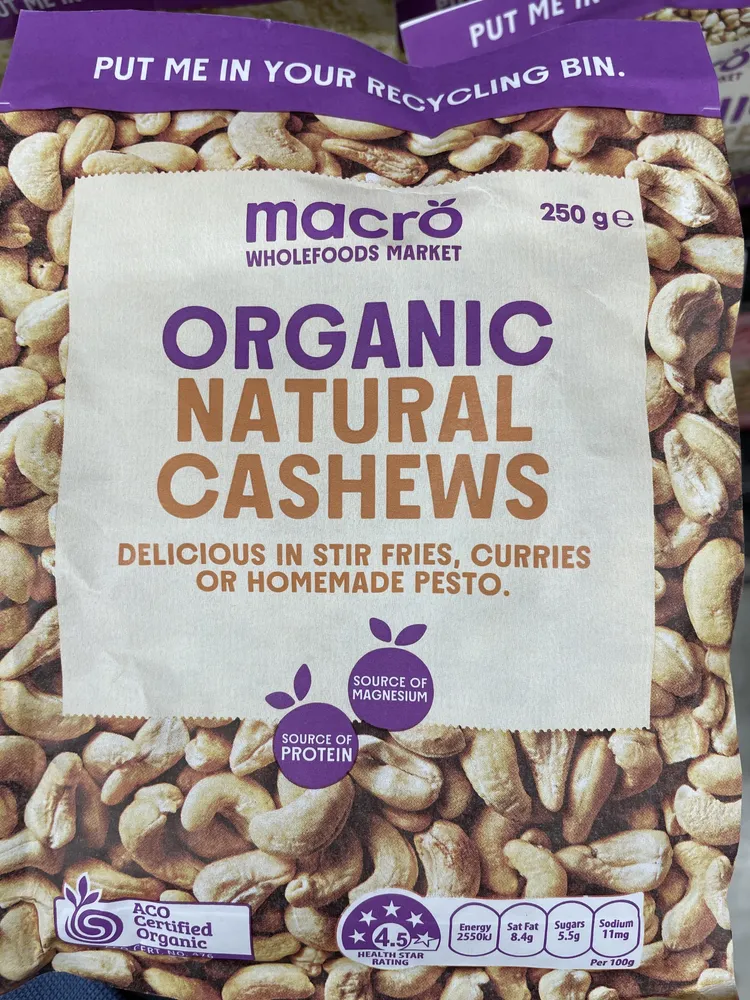 Organic Cashews