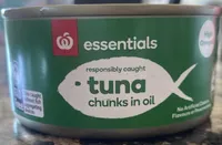Tuna chunks in oil