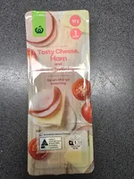 Tasty Cheese Ham and Rice Crackers