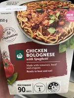 Chicken Bolognese With Spaghetti
