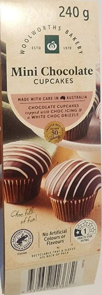 Mini Chocolate Cupcakes