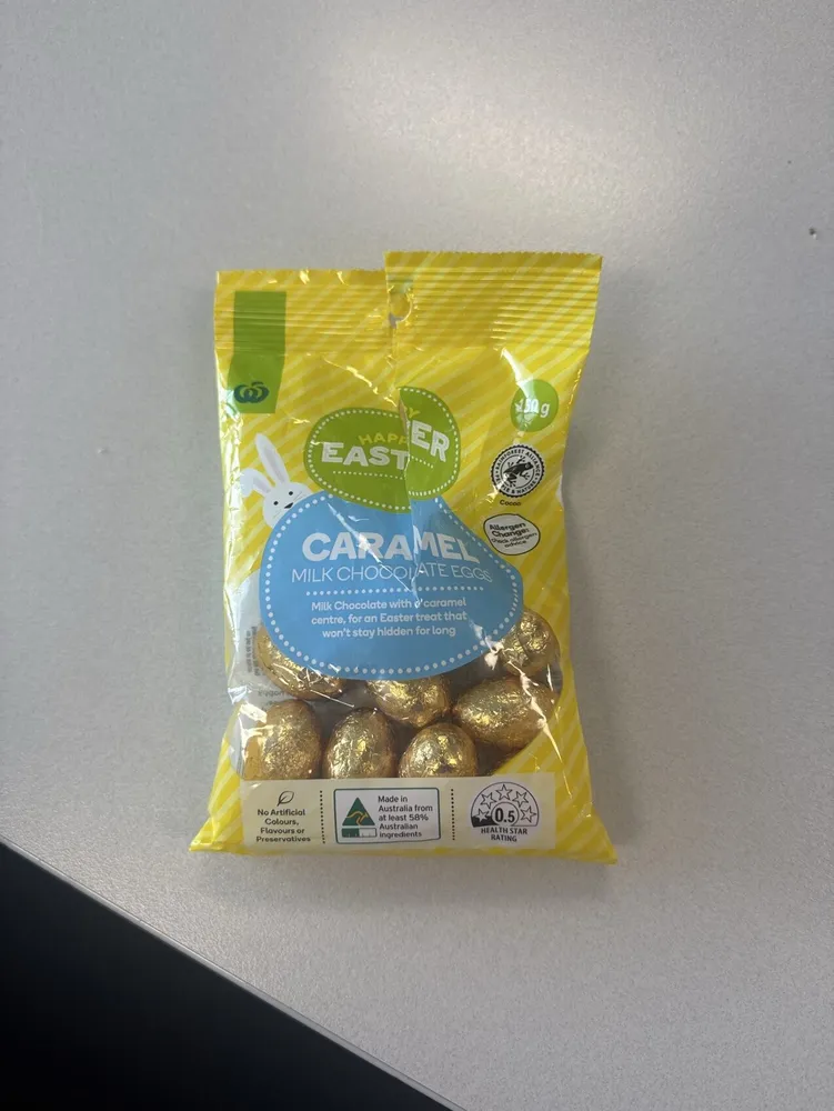 Caramel Milk Chocolate Eggs