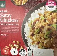 Asian Satay Chicken With Jasmine Rice