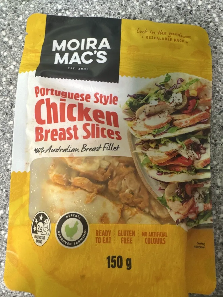 Portuguese Style Chicken Breast Slices