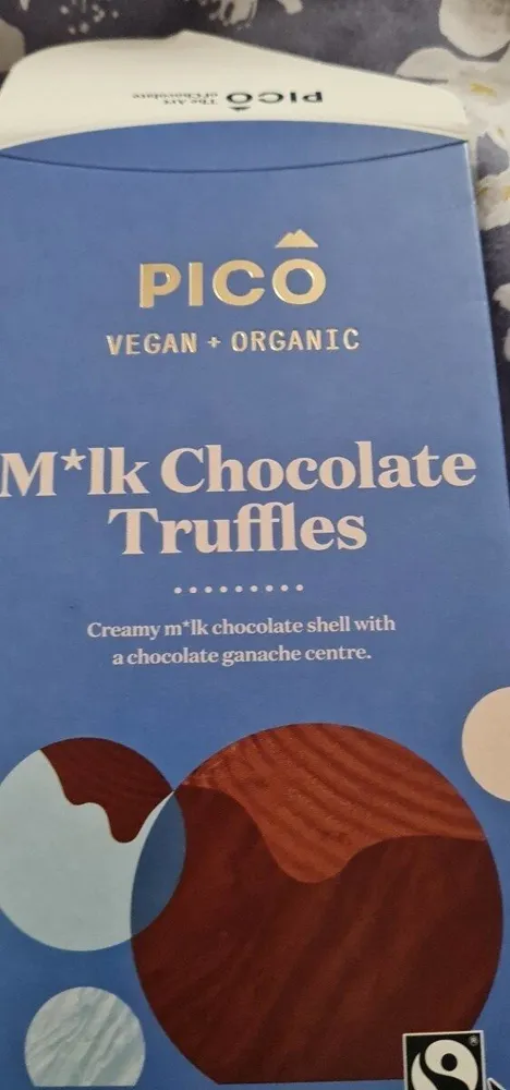 Milk chocolate truffles