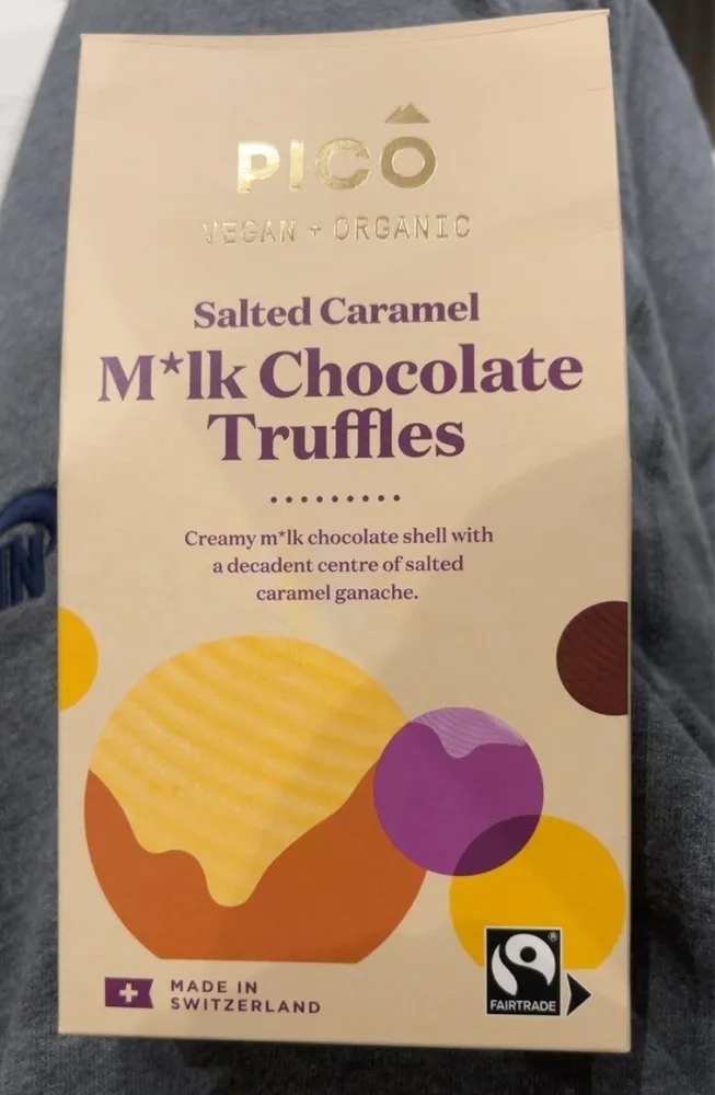 Salted caramel m*lk chocolate truffle