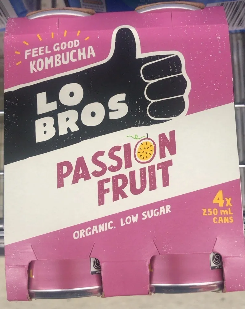 LoBrios Passionfruit Kombucha