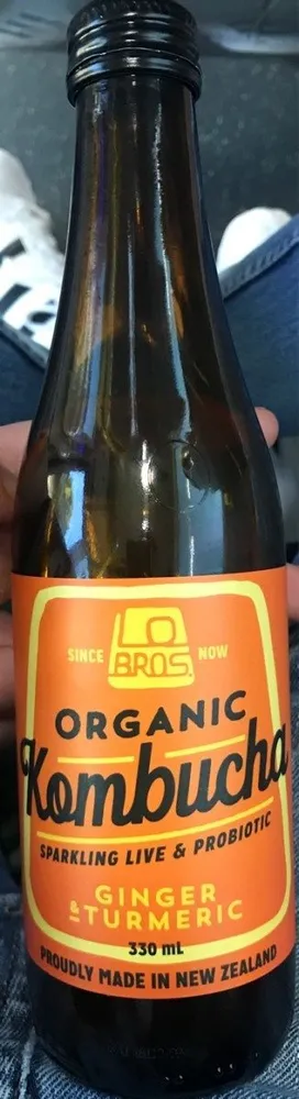 Organic Kombucha Ginger and Tumeric
