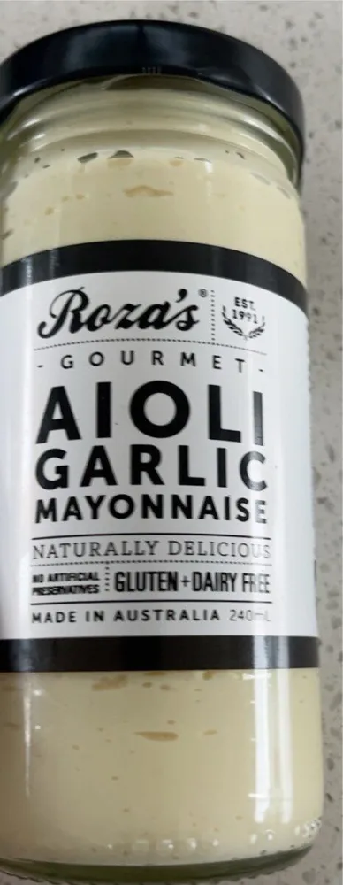 Gourmet Aioli Garlic Mayonnaise