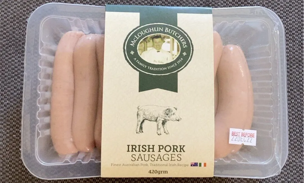 McLoughlin Butchers Pork Sausage