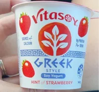 Greek Style Soy Yogurt Hint of Strawberry