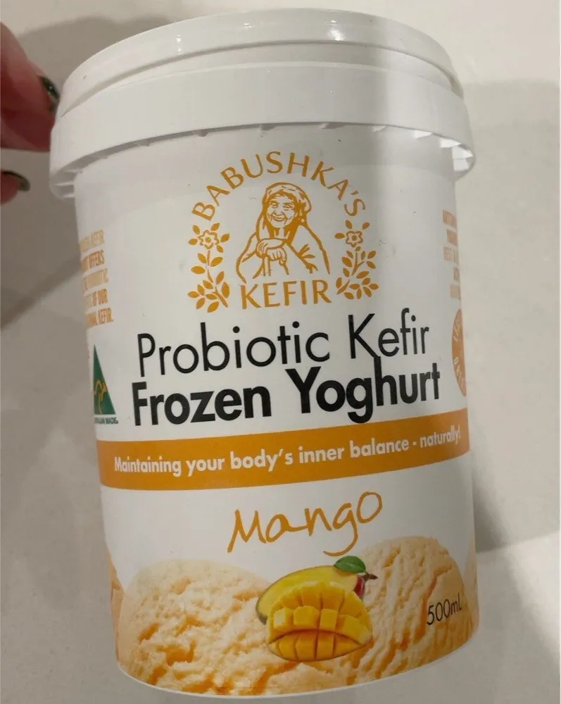 Probiotic Kefir Frozen Yoghurt