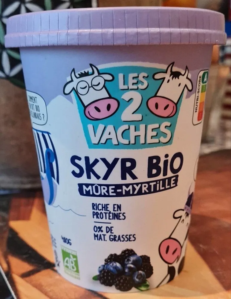 Skyr bio mûre-myrtille