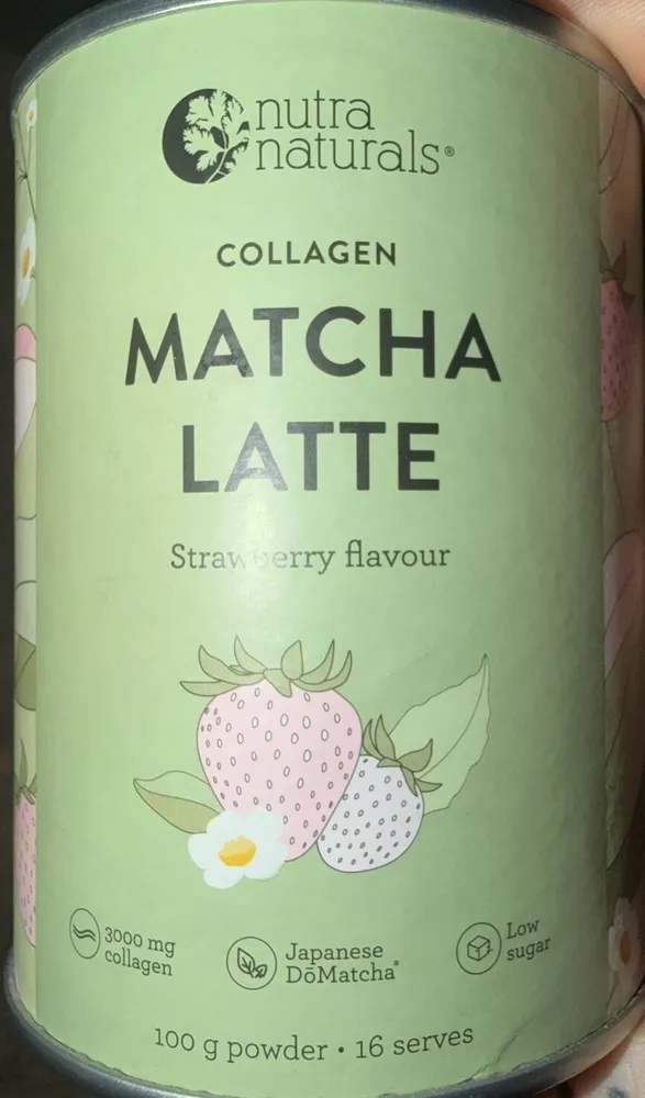 Collagen Matcha Latte Strawberry