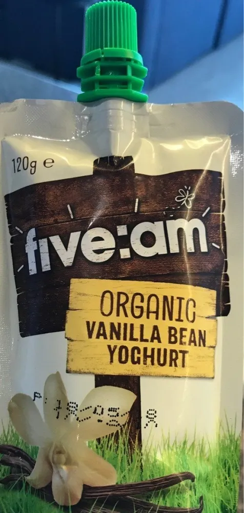 Organic vanilla bean yoghurt