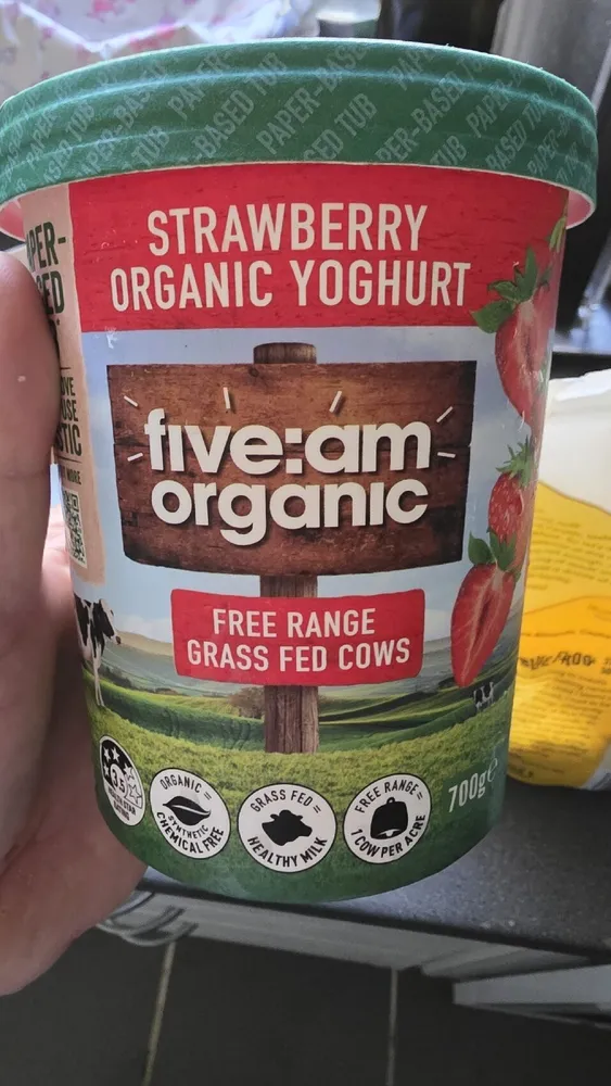 Strawberry Organic Yoghurt