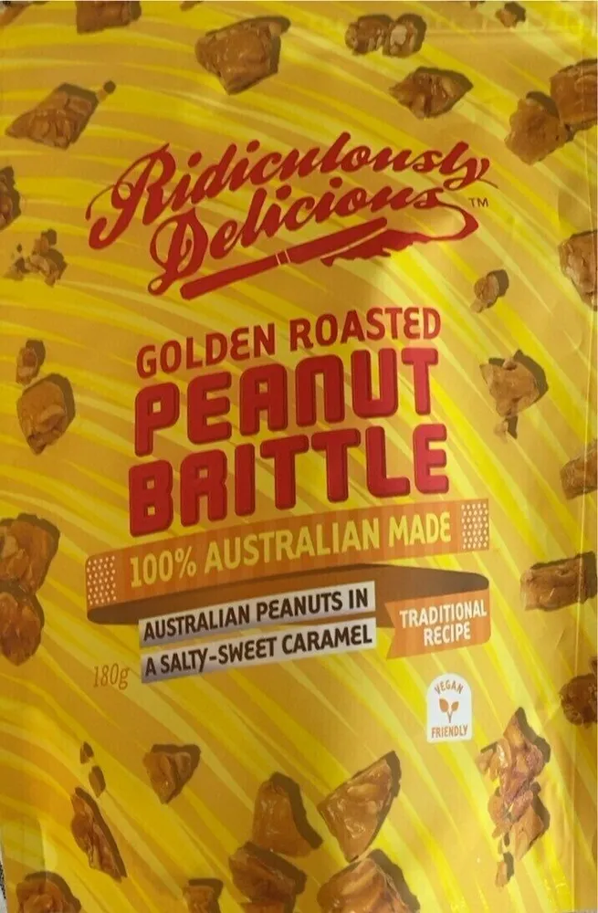 Golden Roasted Peanut Brittle