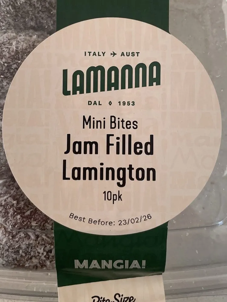 Jam Filled Lamington