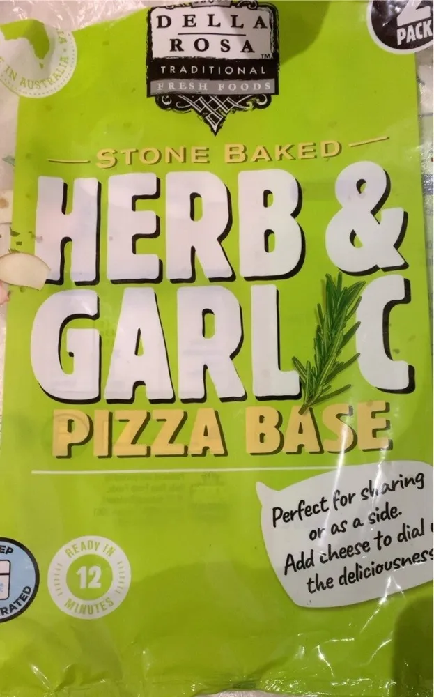 Herb & Garlic Pizza Base