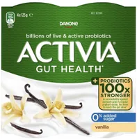 Probiotic vanilla yoghurt