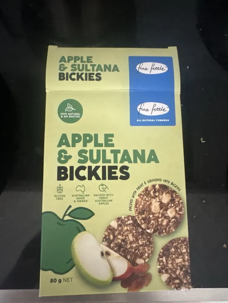 Apple & Sultana Bickies