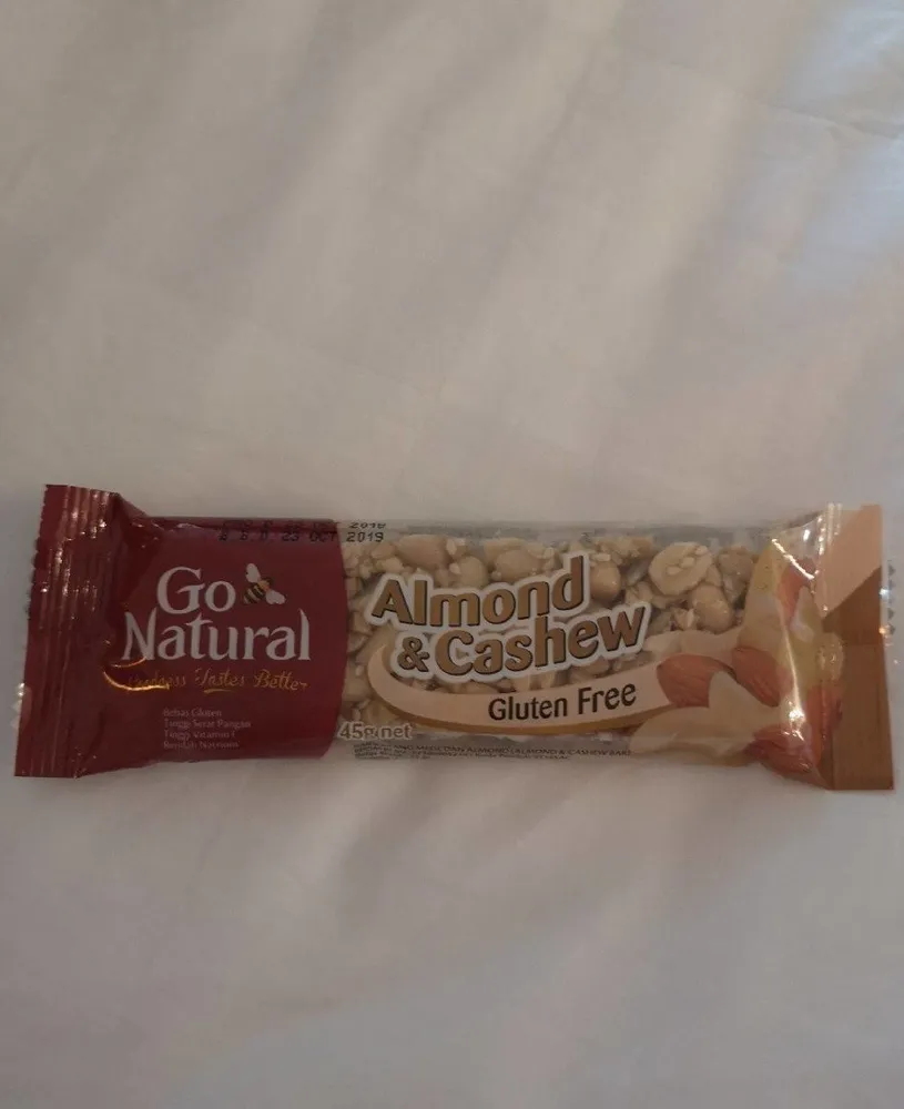 Go Natural Snack Bar - Almond & Cashew
