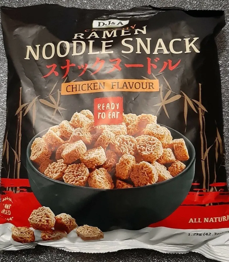 Snack aux nouilles ramen saveur poulet