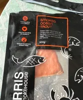 Smoked ocean trout salmon