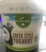 Greek style yoghurt