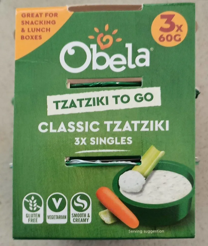 TZATZIKI TO GO CLASSIC TZATZIKI 3x SINGLES